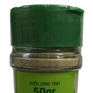 Tiêu trắng xay ATC chai 50g 2 nắp bật