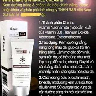 Kem dưỡng trắng ban ngày