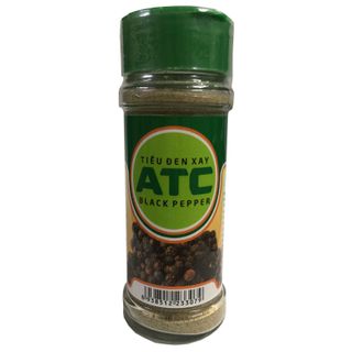 Tiêu đen xay ATC chai 50g 2 nắp bật