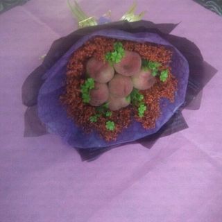 bó hoa ăn được bằng trái cây