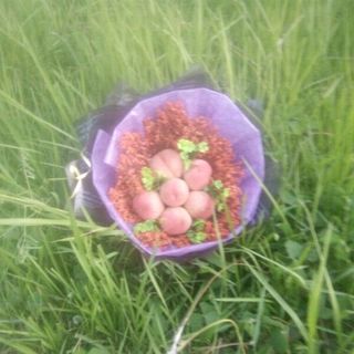 bó hoa ăn được bằng trái cây