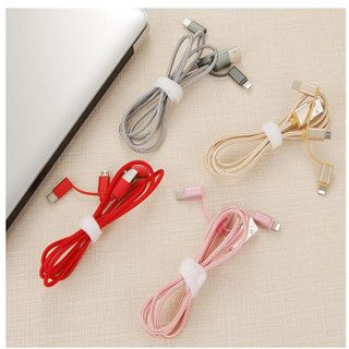 CÁP SẠC LIỀN Cáp sạc 3 in 1 Micro USB