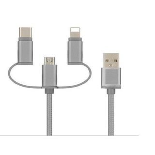 CÁP SẠC LIỀN Cáp sạc 3 in 1 Micro USB