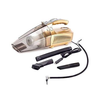 Máy hút bụi ô tô kiêm bơm lốp đo áp suất lốp và đèn chiếu sáng 4 in 1