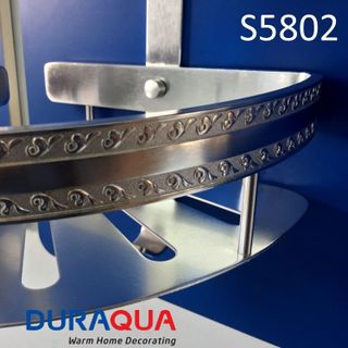 Kệ góc Hợp kim nhôm mạ bạc Duraqua S5802