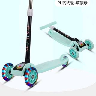 xe trượt gấp gọn 3 bánh phát sáng