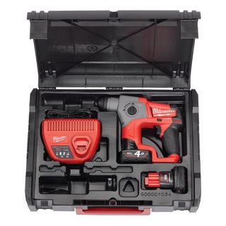 Máy khoan búa Milwaukee M12 CH-402C SET 2 Pin x 40Ah 1 Sạc