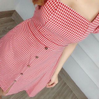 Đầm caro - Mẫu mới mùa hè