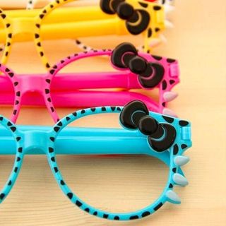 Bút bi Mắt kính gồm 2 cây bút bi mực màu xanh dương giá sỉ