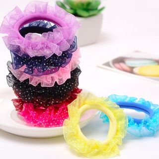 cột tóc nhiều màu mẫu đẹp dễ thương cột tóc đẹp