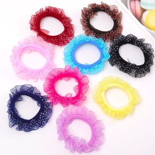 cột tóc nhiều màu mẫu đẹp dễ thương cột tóc đẹp