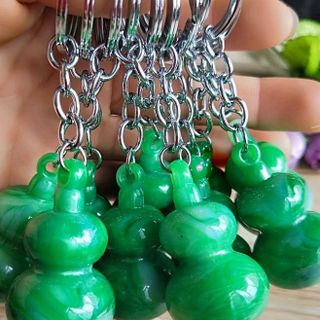 móc khóa hồ lô màu xanh
