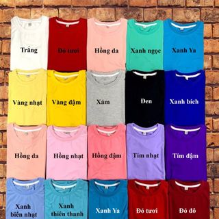 Áo Thun Trơn Giá Sỉ đủ size từ 29-95kg
