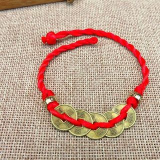 Vòng tay đồng xu kim loại