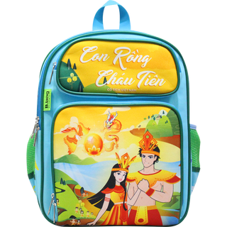 Balo cấp 1 Fairy Tale - Con Rồng cháu Tiên Màu xanh nhạt B-12-097 giá sỉ