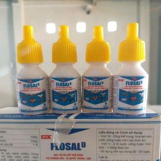 FLOSAL D - Đặc trị hô hấp phổ rộng - thương hàn - tụ huyết trùng