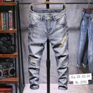 Quần jean nam thêu chuyên sỉ jean 2KJean