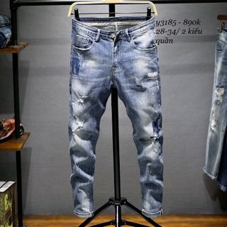 Quần jean nam thêu chuyên sỉ jean 2KJean