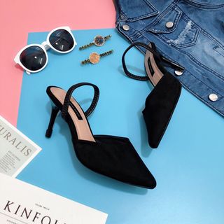 Giày sandal quai thun gót nhọn