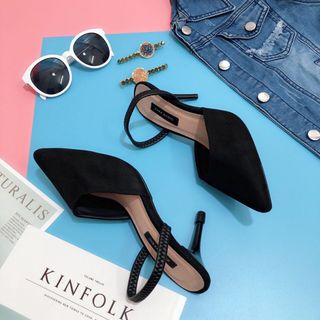Giày sandal quai thun gót nhọn