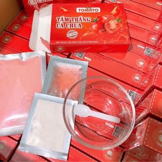 tắm trắng cà chua
