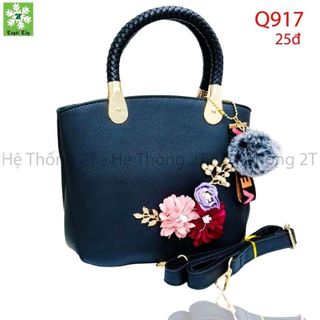 Túi Xách công sở thêu hoa