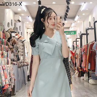 Đầm Xòe Ngực Cách Điệu 316