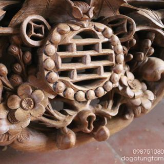 Sập ngụ phúc gỗ gụ bá Nhị yên lập