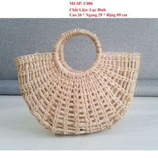 Túi Cói- Túi Lục Bình C006 - Túi Xách Handmade giá sỉ