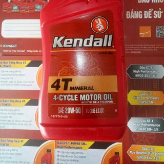 nhớt xe máy kendall 20w50 1ml