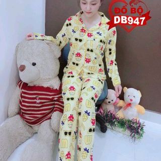 bộ piâm mặt ngủ đi chơi đều ok