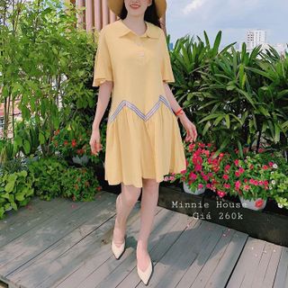 ĐẦM SUÔNG XÒE VIỀN SỌC