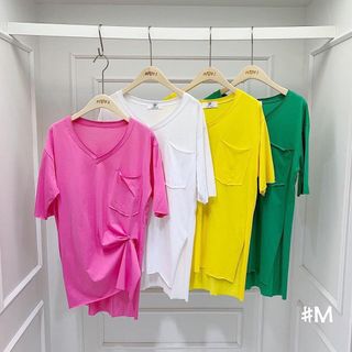 ÁO THUN TÚI CỔ TIM