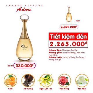 Nước hoa charme 100