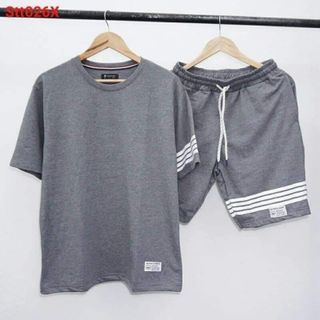 BỘ ĐỒ THỂ THAO PHÙ HỢP CHO CẢ NAM VÀ NỮ THUN MÈ 4 SỌC1