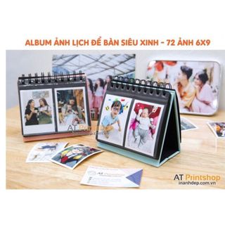 Album lịch để bàn - nhiều màu- cỡ ảnh 6x9