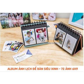 Album lịch để bàn - nhiều màu- cỡ ảnh 6x9