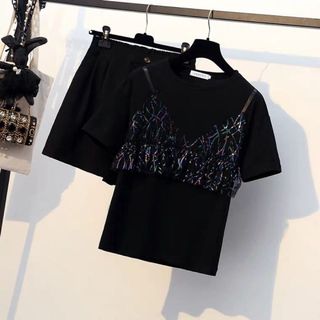 SET BỘ ĐÙI ÁO PHỐI REN BIGSIZE ODER QUẢNG CHÂU