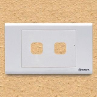 Mặt nạ mặt âm mặt công tắc mặt che Sino Vanlock mặt che 1 lỗ 2 lỗ 3 lỗ 4 lỗ 5 lỗ 6 lỗ mặt CB cóc mặt CB 2P - Điện Việt - Mặt 2 lỗ