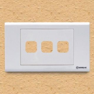 Mặt nạ mặt âm mặt công tắc mặt che Sino Vanlock mặt che 1 lỗ 2 lỗ 3 lỗ 4 lỗ 5 lỗ 6 lỗ mặt CB cóc mặt CB 2P - Điện Việt - Mặt 2 lỗ
