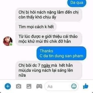 Thảo dược khử mùi hôi nách hôi chân