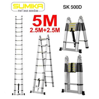 Thang rút chữ A 25m SK500D Sumika