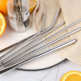 Ống Hút Inox 304 21-5cm x 8mm