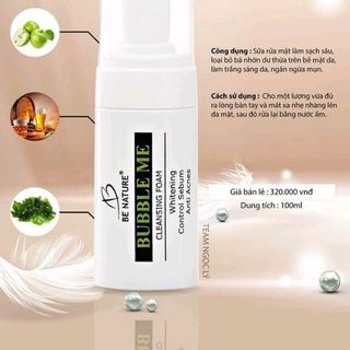 sữa rửa mặt BUBBLE ME
