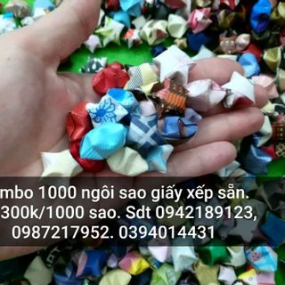 bán ngôi sao giấy xếp sẵn hạc giấy xếp sẵn giấy xếp sao