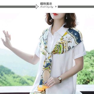 Sét bộ lụa kèm khăn cao cấp