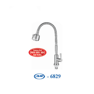 Vòi chén lạnh bẻ INOX SUS 304 - BN-6829