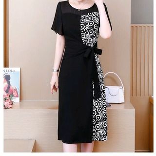 Đầm voal lụa phối cách điệu