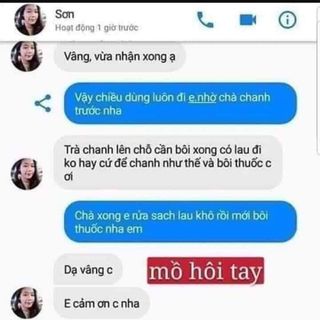 Đặc trị mồ hôi mùi hôi tay-chân-nách TRẦN KIM HUYỀN