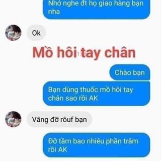 Đặc trị mồ hôi mùi hôi tay-chân-nách TRẦN KIM HUYỀN